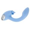 Playboy Sapphire Sky Rechargeable Silicone Dual Vibrator - Blue - Image 3