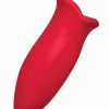 Clit-Tastic Tongue Licking Lover Rechargeable Silicone Stimulator - Red - Image 4