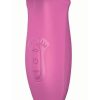 Clit-Tastic Tongue Licking Lover Rechargeable Silicone Stimulator - Pink
