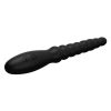 Ass-Sation Magic Wand Rechargeable Silicone Anal Vibrator - Black - Image 3