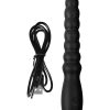 Ass-Sation Magic Wand Rechargeable Silicone Anal Vibrator - Black - Image 4