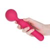 Swan The Swan Sceptre Rechargeable Silicone Dual End Wand Massager - Magenta - Image 3