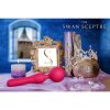 Swan The Swan Sceptre Rechargeable Silicone Dual End Wand Massager - Magenta - Image 4