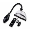 Size Up Classic Vibrating Pussy Pump - Black/Clear - Image 3