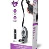 Size Up Rechargeable Vibrating Petite Pump - Black/Clear