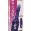 Overdrive Portable Sex Machine Travel Thruster Rechargeable Silicone Vibrator - Purple