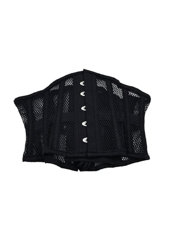Rouge Mesh Corset - 3X/4X - Black