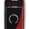 Rouge Stainless Steel Triple Wire Glans Ring - Silver