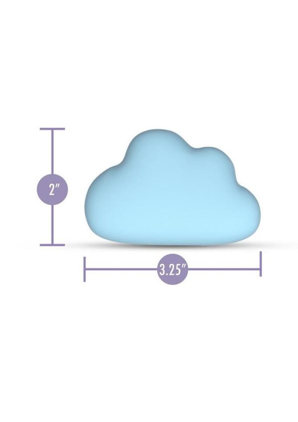 Play With Me Cuddle Cloud Rechargeable Silicone Clitoral Massager - Blue - Image 4