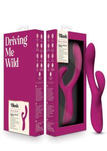 Quinn Rechargeable Silicone Rabbit Vibrator - Burgundy