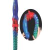 Alien Nation Double Demon Dual End Silicone Dildo - Blue/Green