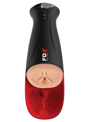 PDX Elite Fuck O Matic Pro XL Rechargeable Stroker - Vanilla/Black