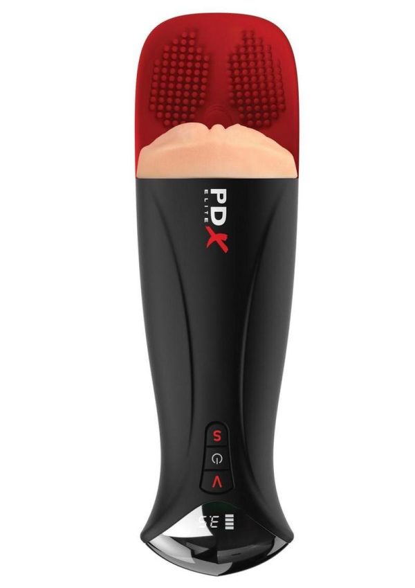 PDX Elite Fuck O Matic Pro XL Rechargeable Stroker - Vanilla/Black - Image 3