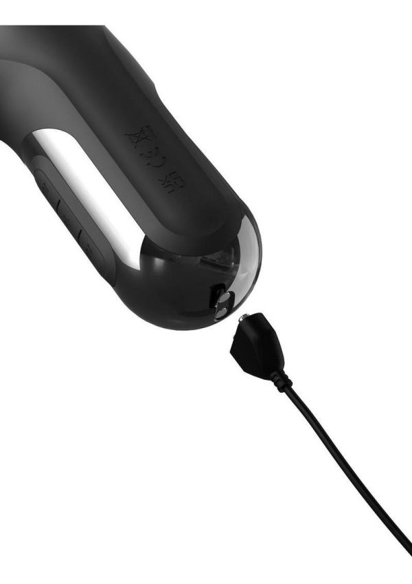 Fetish Fantasy Series Sonix Rechargeable Silicone Thruster Rabbit Vibrator - Black - Image 4