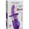 Fantasy for Her Ultimate Pleasure Pro Plus Rechargeable Vibrator with a Clitoral Stimulator - Purple
