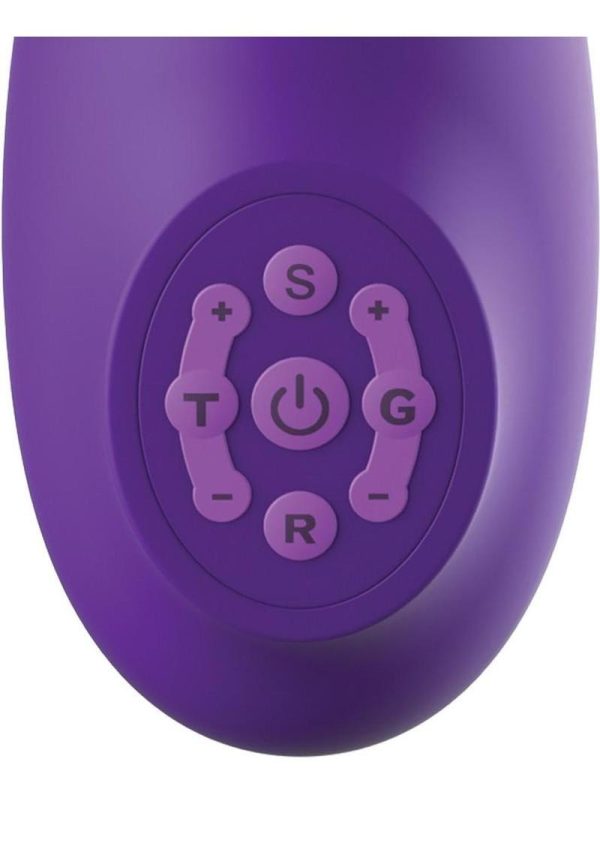 Fantasy for Her Ultimate Pleasure Pro Plus Rechargeable Vibrator with a Clitoral Stimulator - Purple - Image 4