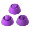 Fantasy for Her IntiMotion Pulse Pro Rechargeable Silicone Vibrator with a Clitoral Stimulator - Purple - Image 4