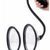 Size Up Classic Pussy Pump with Two Chambers - Black/Clear - Image 4