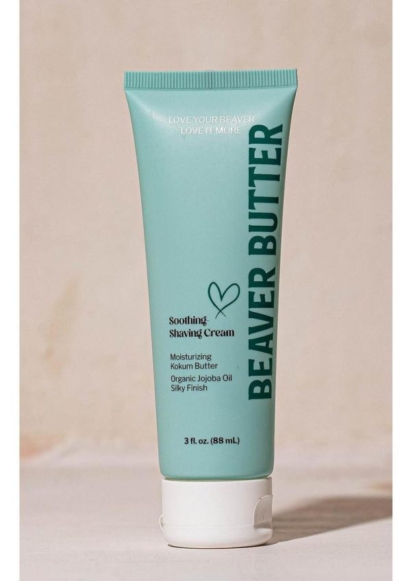 Beaver Butter Unscented Shaving Cream 3.4oz