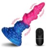 Creature cocks Deluxe Lord Kraken Vibrating Rechargeable Silicone Glow-in-the-Dark Dildo - Multicolor - Image 3