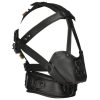 Master Series Leather Head Harness with Muzzle - Black - Image 3
