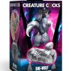 Creature Cocks She-Wolf Silicone Stroker - Black/Silver