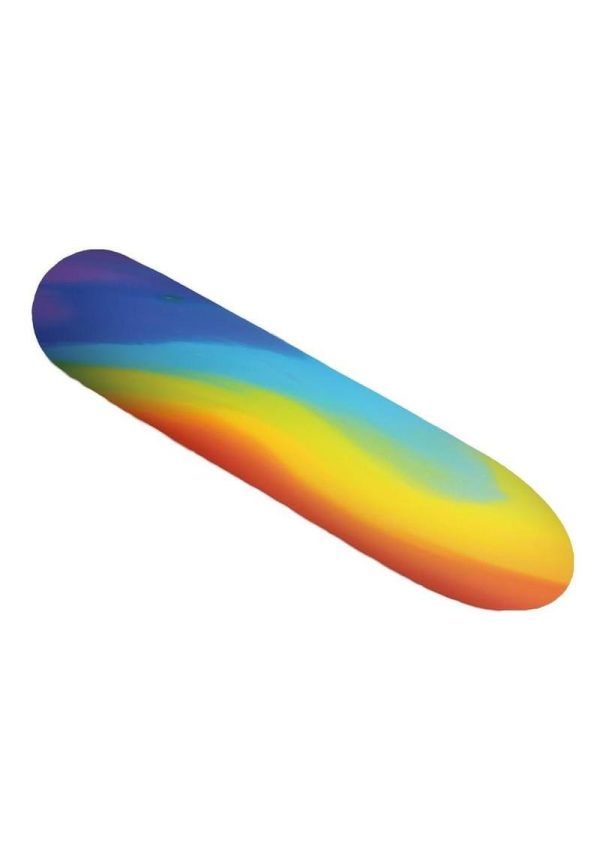 Bang Rainbow Rechargeable Silicone Vibrator - Multicolor - Image 3