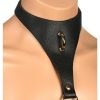 Master Series Captivate Collar with Body Chain - Black - Image 3