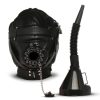 Master Series Degraded Sensory Deprivation Hood with Funnel - Black