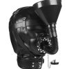 Master Series Degraded Sensory Deprivation Hood with Funnel - Black - Image 3