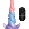 Creature Cocks Deluxe Dream Rider Vibrating Unicorn Rechargeable Silicone Dildo - Multicolor