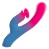 Elation Thrusting Rechargeable Silicone Dual Stimulator - Multicolor