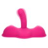 Triple Rider Remote Control Ecstasy Rumbler Rechargeable Silicone Vibrator - Pink - Image 4