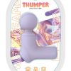 Wet Dreams Thumper Vibrating Silicone Rechargeable Massage Wand - Magenta