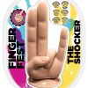 Finger Fest The Shocker Silicone Dildo - Vanilla
