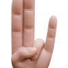 Finger Fest The Shocker Silicone Dildo - Vanilla