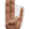 The Finger Fest The Shocker Silicone Dildo - Caramel