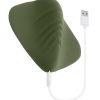 Gender X Pleasure Pad Rechargeable Silicone Clitoral Stimulator - Green - Image 4