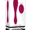 Cherry Pose Rechargeable Silicone Posable Vibrator with Remote - Red