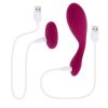 Cherry Pose Rechargeable Silicone Posable Vibrator with Remote - Red - Image 4