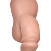 Strap U Packer Silicone 3.6in Dildo - Vanilla