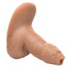 Strap U Uncut Packer Silicone 5.1in Dildo - Caramel - Image 3