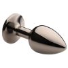 Creature Cocks Red Eye Metal Butt Plug - Small - Black/Red - Image 3