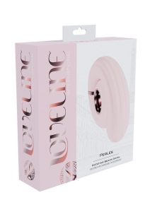 LoveLine Perles Rotating Beads Swirl Rechargeable Silicone Vibrator - Pink