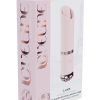 LoveLine Luxe Silicone Rechargeable 10 Function Mini Lipstick Vibrator - Pink
