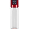 Pumped MegaLift 6 Function Automatic Rechargeable Penis Pump - Metallic Red