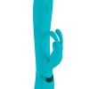 Vive Mimi 10 Function Silicone Rechargeable Triple Motor G-Spot Vibrating and Tapping Rabbit - Blue