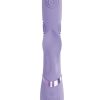 Vive Fronda Silicone Rechargeable Triple Motor G-Spot Vibrating and Tapping Leaf Clit Stimulator - Lavender - Image 3