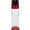 Pumped CyberPulse 13 Function Automatic Rechargeable Penis Pump - Metallic Red