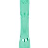 Vive Mimi 10 Function Silicone Rechargeable Triple Motor G-Spot Vibrating and Tapping Rabbit - Green - Image 3